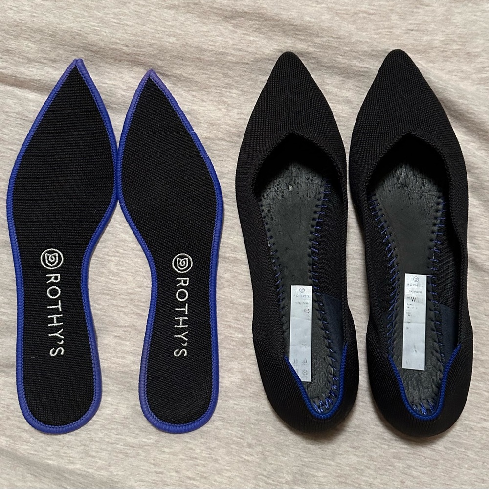 Rothy’s Black Points - Size 10.5